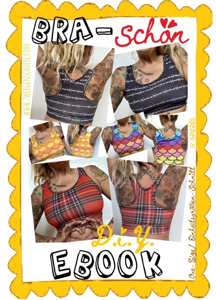 ♥BRA-schön☻ eBOOK 1€-SPARbie D.I.Y Sport-BH Lieblings-BRA