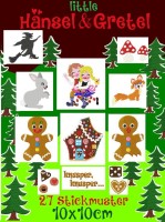 ♥little HaeNSEL und GRETEL♥ Stickmuster 10x10cm ♥little HaeNSEL und GRETEL♥ Stickmuster 10x10cm