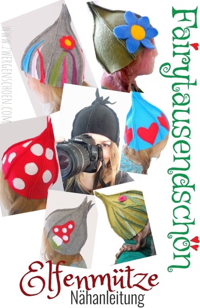 ♥ELFENMÜTZE♥ Nähanleitung eBOOK 1€-SPARbie