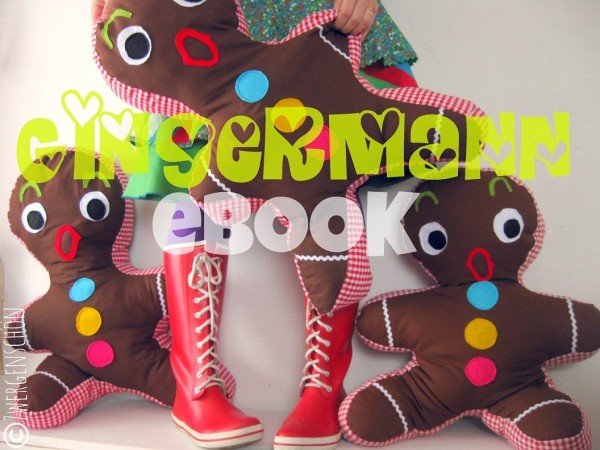 ♥GingerMANN♥ eBOOK LEBKUCHENMANN Nähanleitung