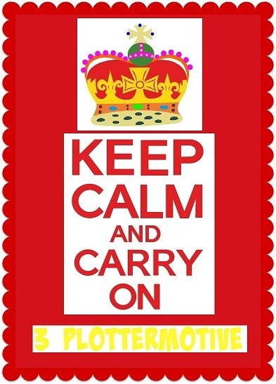 ♥KEEP CALM and CARRY on♥ PLOTTERMOTIV gewerbl. NUTZUNG